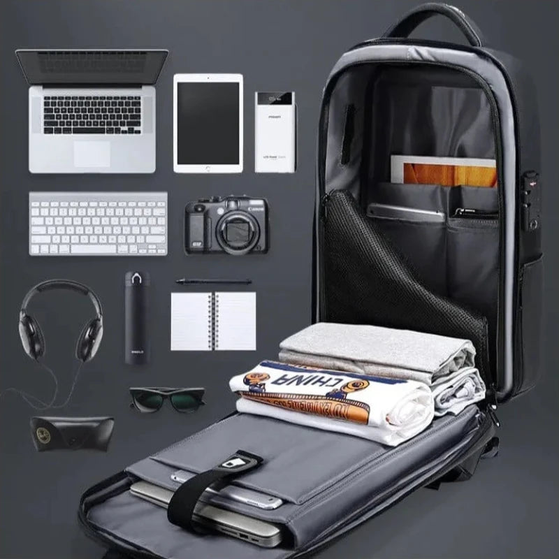Ston Opera™ Business-Rucksack – Minimalistisches Urban Design, TSA, USB & 15,6" Laptopfach